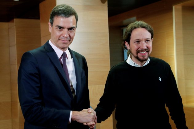 Pedro Sánchez Pablo Iglesias reunió 11 de juny 2019 EFE