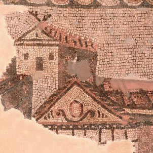 Test 62. El nom primigeni de les ciutats catalanes. Mosaic romà de la vila de Centelles. Font Museu Nacional Arqueologic de Catalunya Test 62. El nom primigeni de les ciutats catalanes. Mosaic romà de la vila de Centelles. Font Museu Nacional Arqueologic de Catalunya