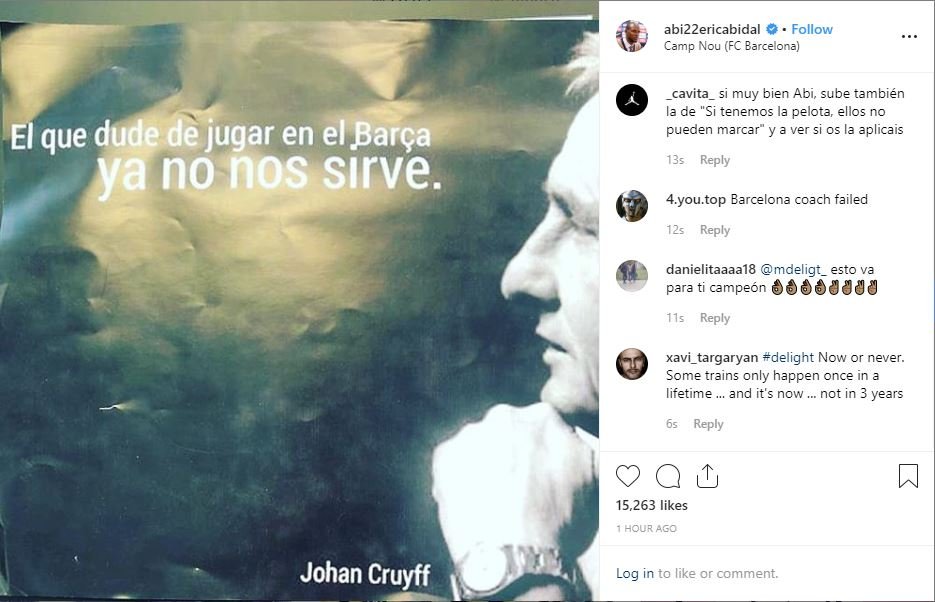 abidal instagram cruyff