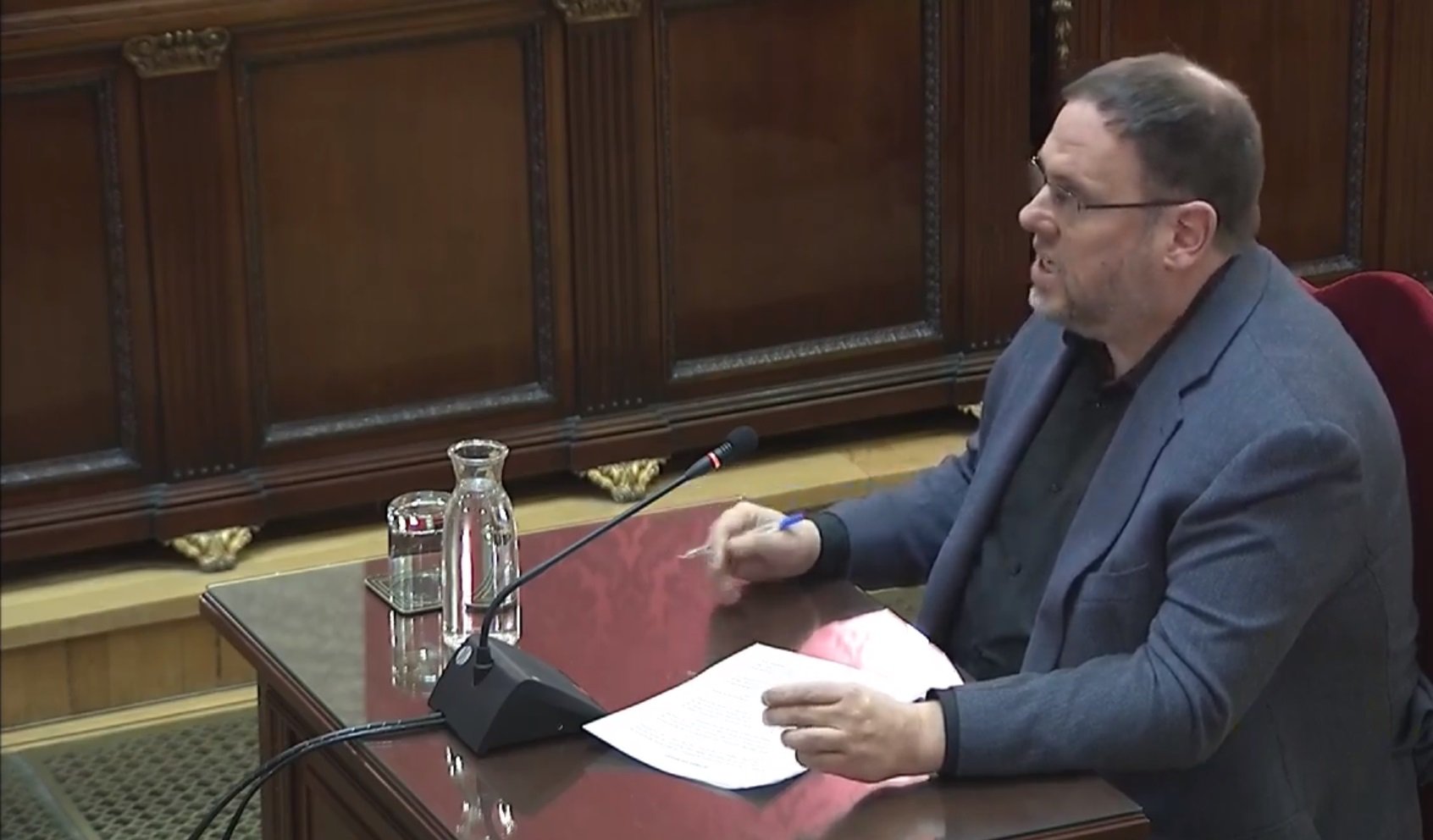 Junqueras' closing remarks in the Catalan trial: "It cannot be a crime"