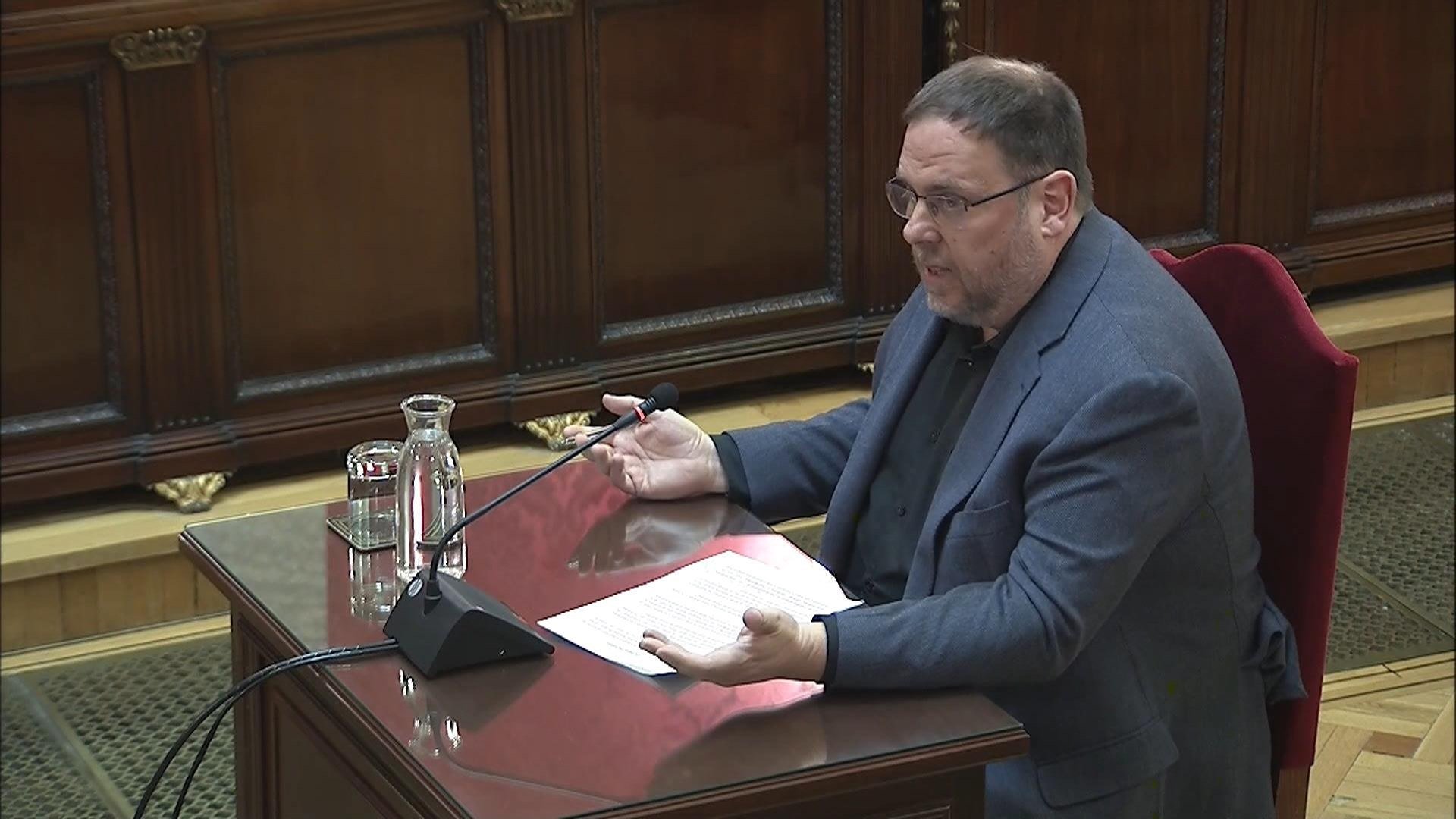 Junqueras: "Votar o defensar la república des d'un parlament no pot ser delicte"