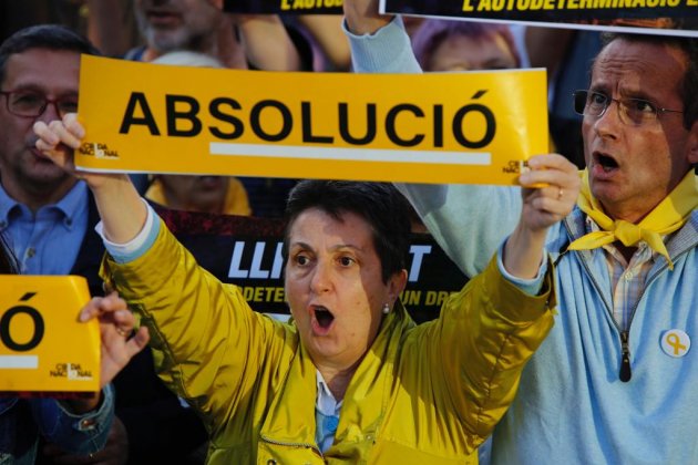 ELNACIONAL Manifestacio final juicio proces plaza catalunya - Sergi Alcàzar 