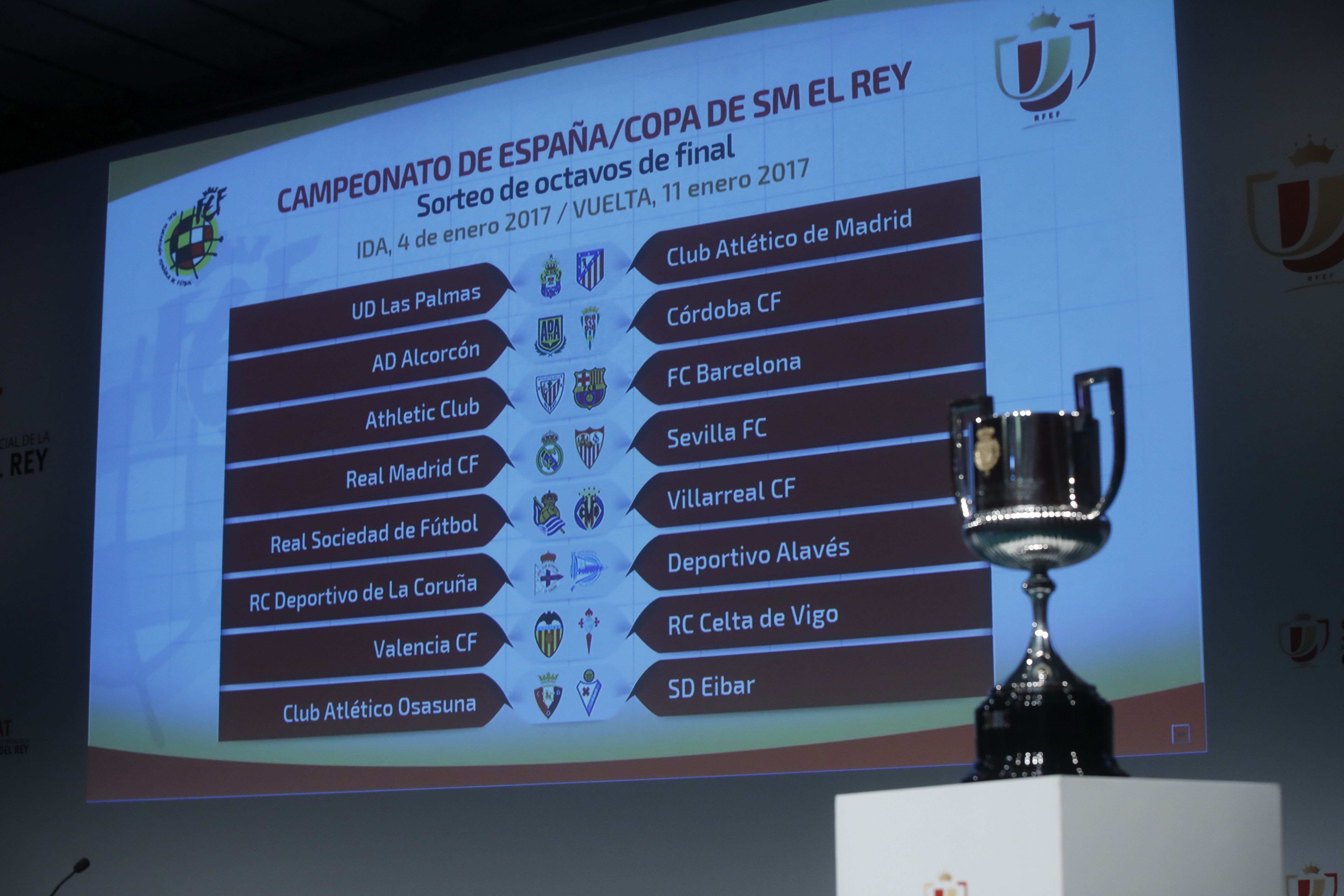 Celta-Barça, Espanyol-Llevant i Lleida-Atlètic a la Copa del Rei