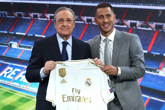 eden hazard florentino perez reial madrid efe