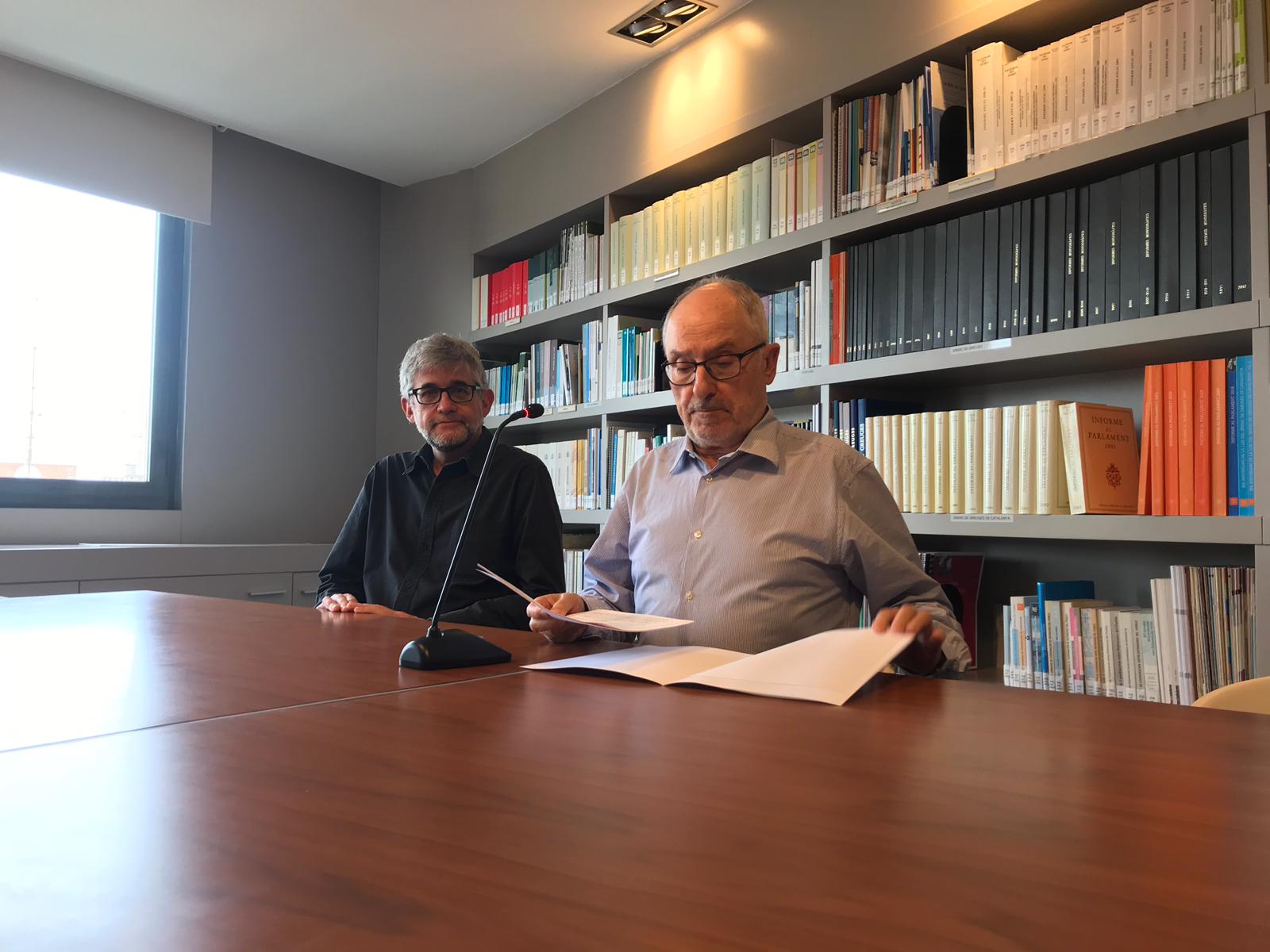 El síndic se ofrece como mediador para encontrar una "solución pactada" al conflicto catalán