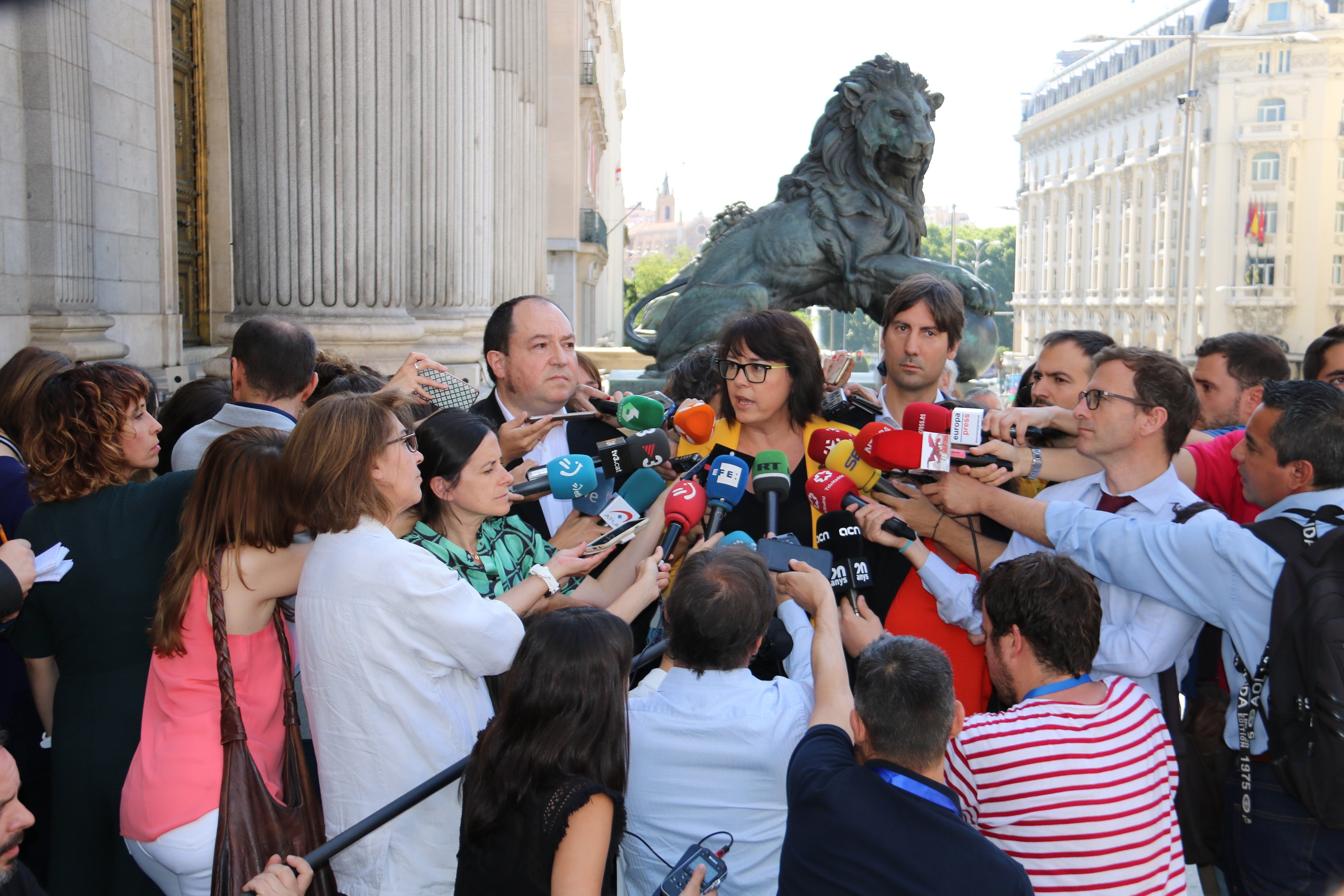 Riba denuncia el veto a Junqueras: "Lo llevaremos a las altas instancias europeas"