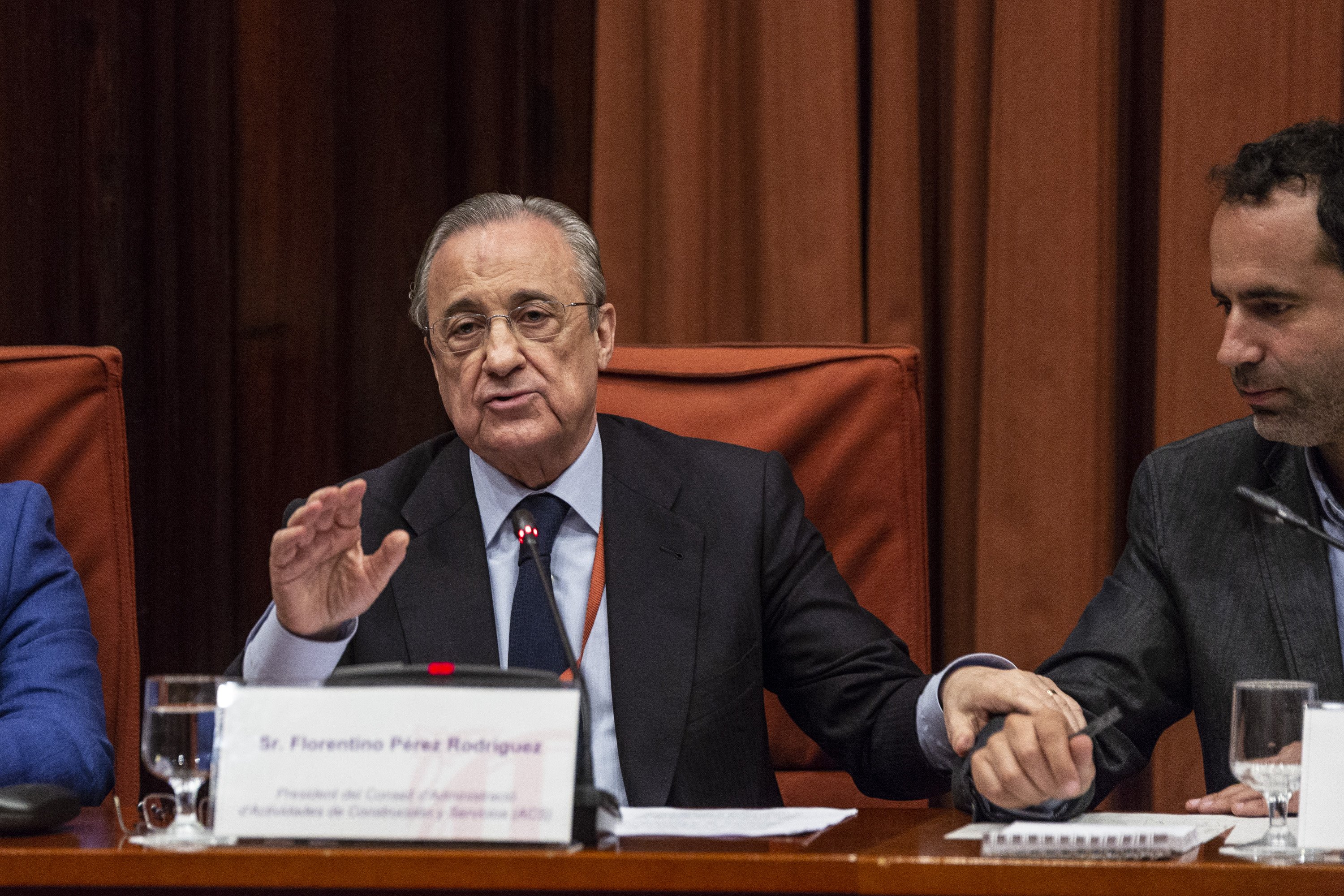 Florentino se declara "consternado" por la "desgracia" Castor, se desentiende y se indigna