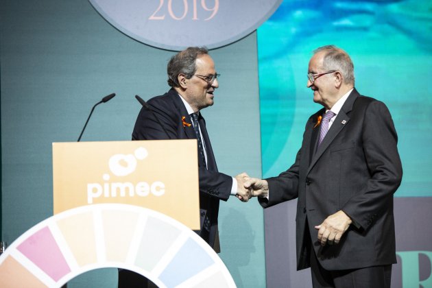 Quim Torra Josep Gonzalez Premis Pimec 2019 - Sergi Alcàzar