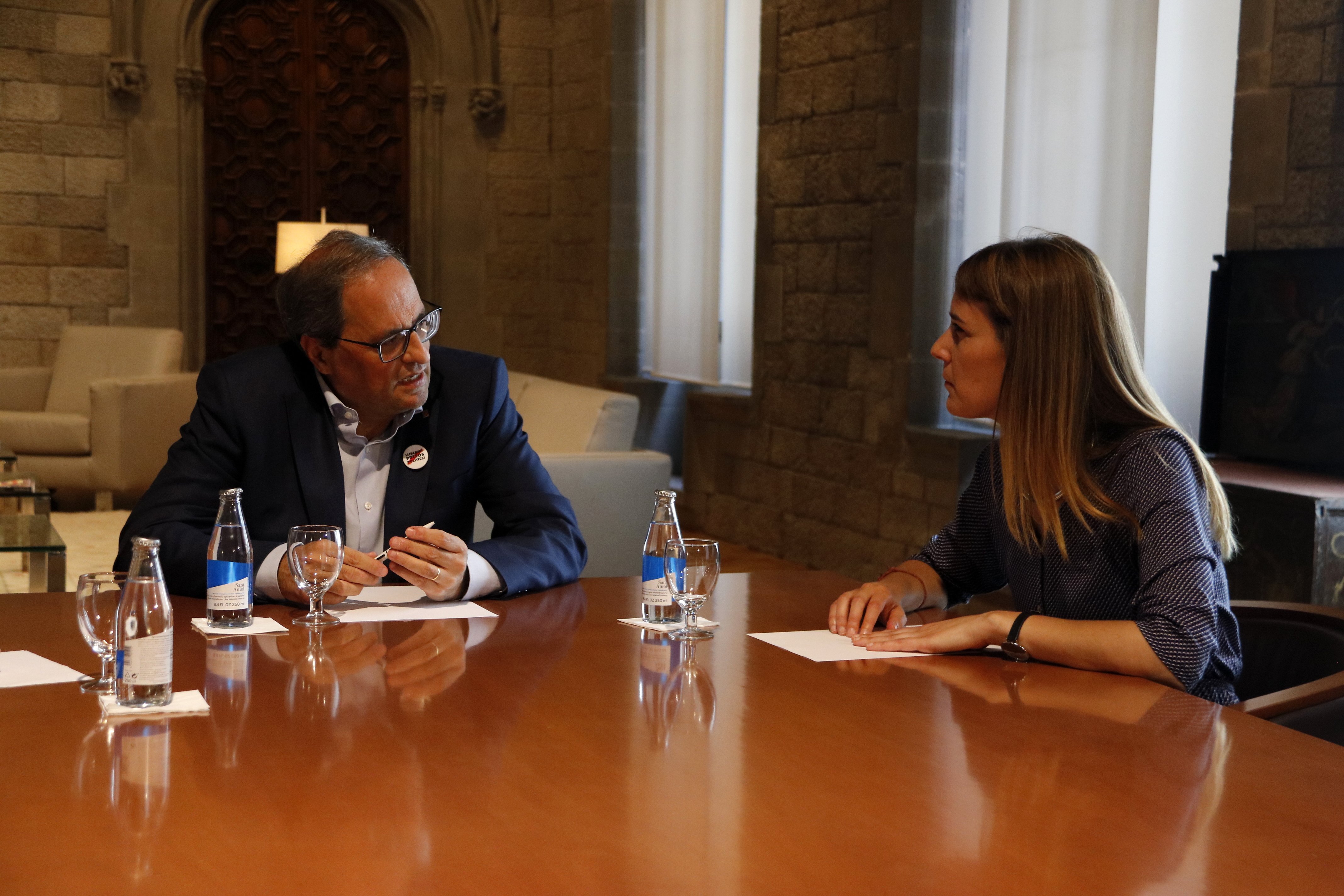 Los Comuns piden a Torra que la respuesta a la sentencia sea transversal