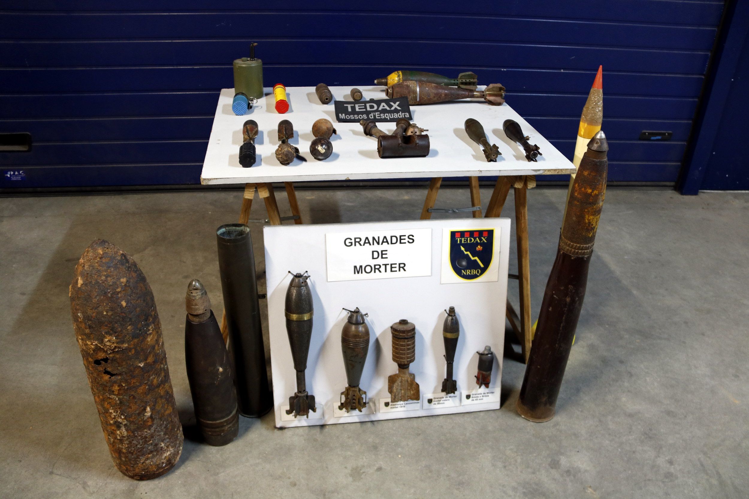 Los Tedax hacen explotar más de cien artefactos de la Guerra Civil durante el 2016 en Lleida