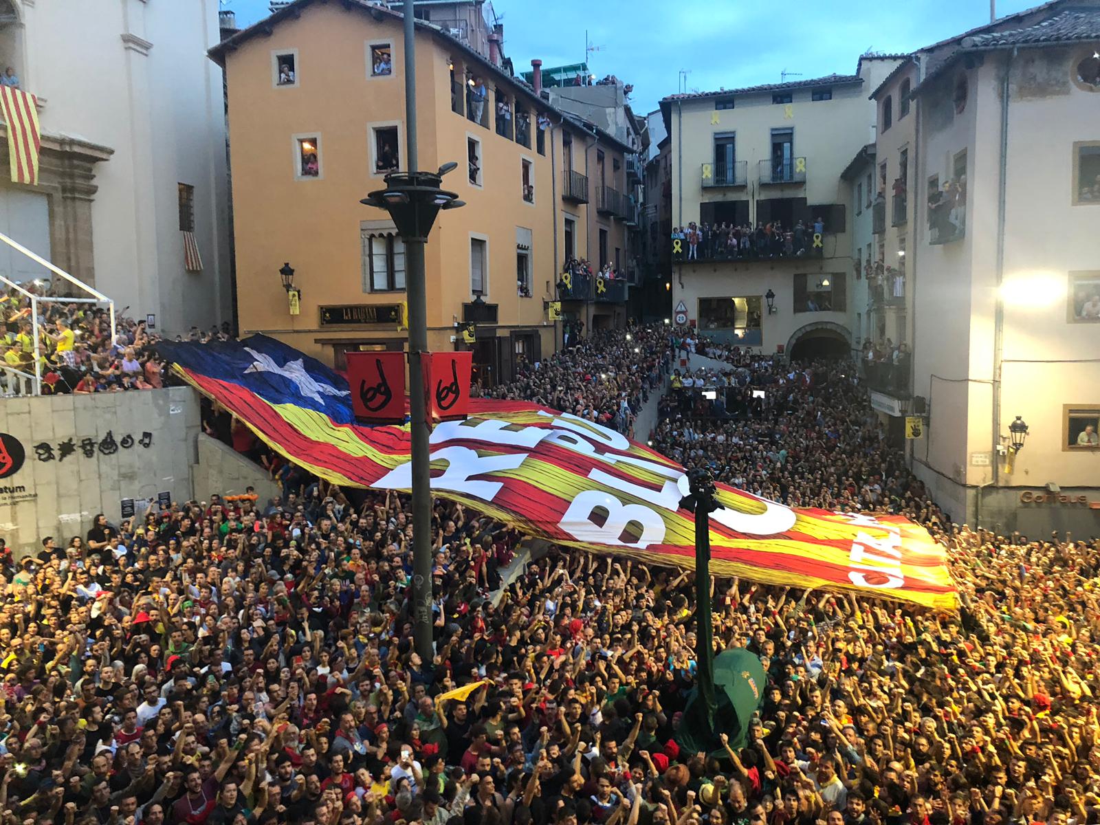 Berga celebra la primera Patum Completa