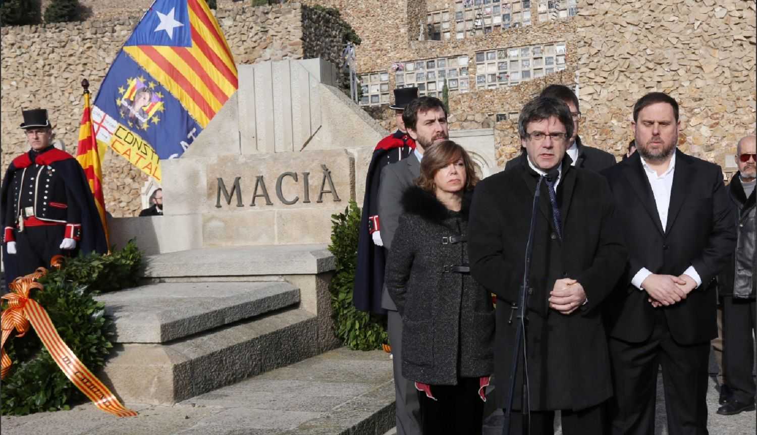El sobiranisme reivindica el llegat de Francesc Macià i critica el discurs de Felip VI