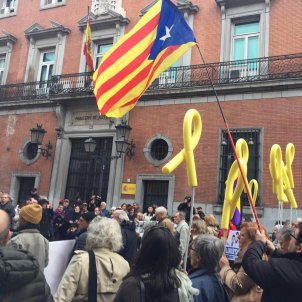 Manifestacio llibertat presos polítics Madrid - ACN Manifestacio llibertat presos polítics Madrid - ACN