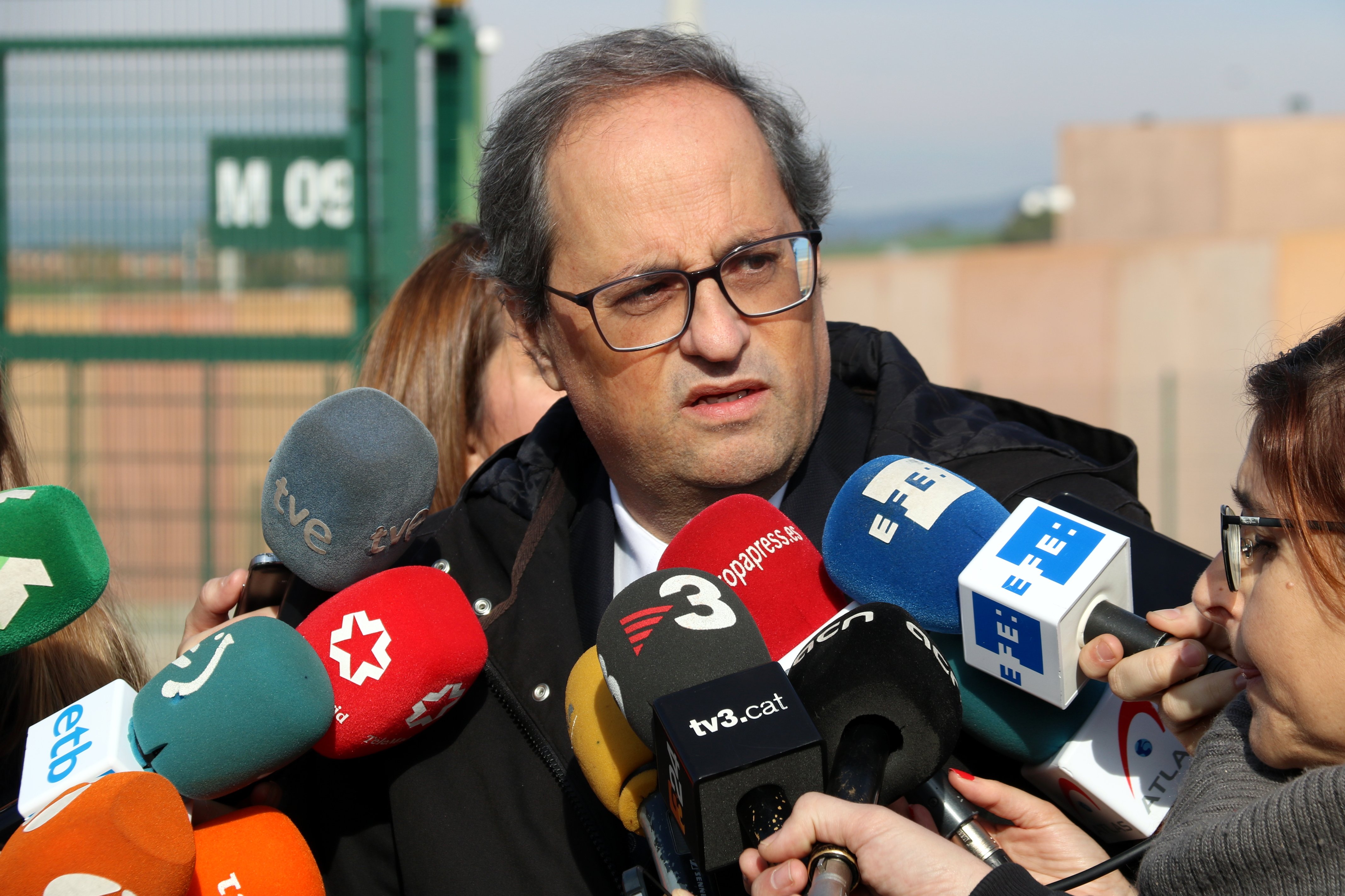 Torra preveu visitar els presos polítics a Lledoners aquest dimecres