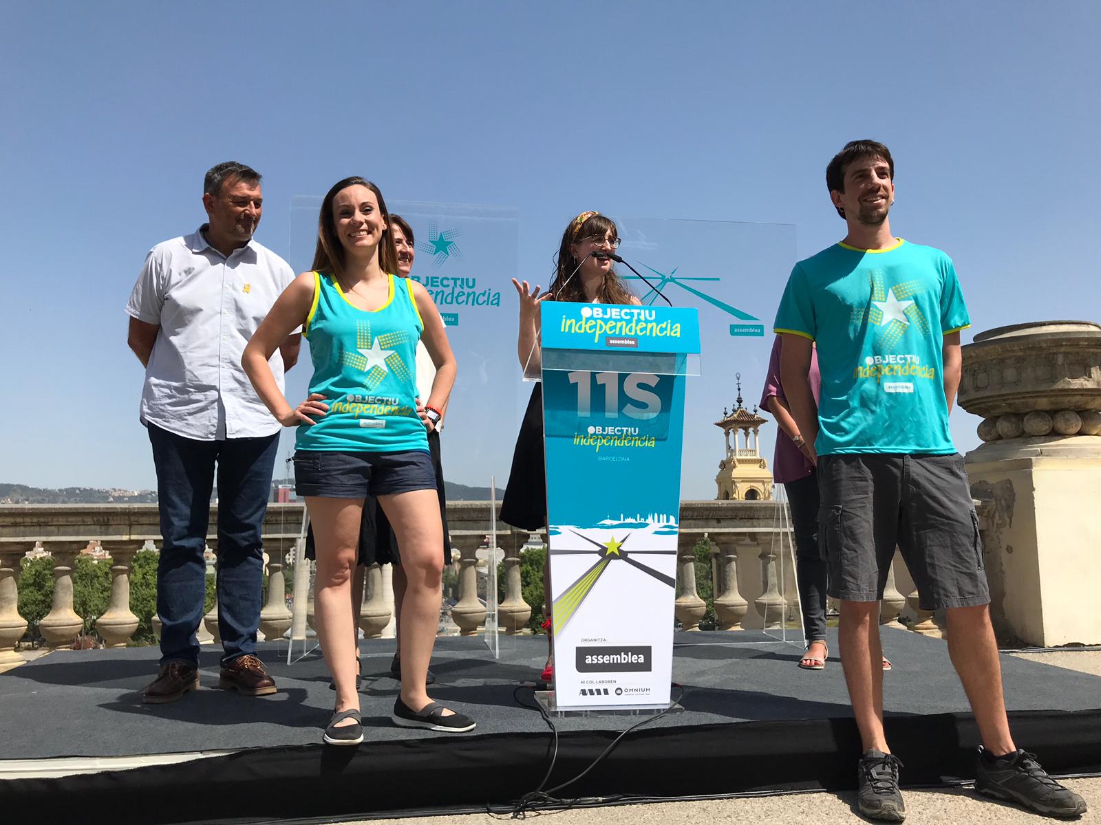 Deu trams quasi plens i cap de baixa ocupació a la Diada