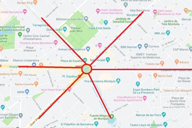 Mapa Barcelona manifestació OK