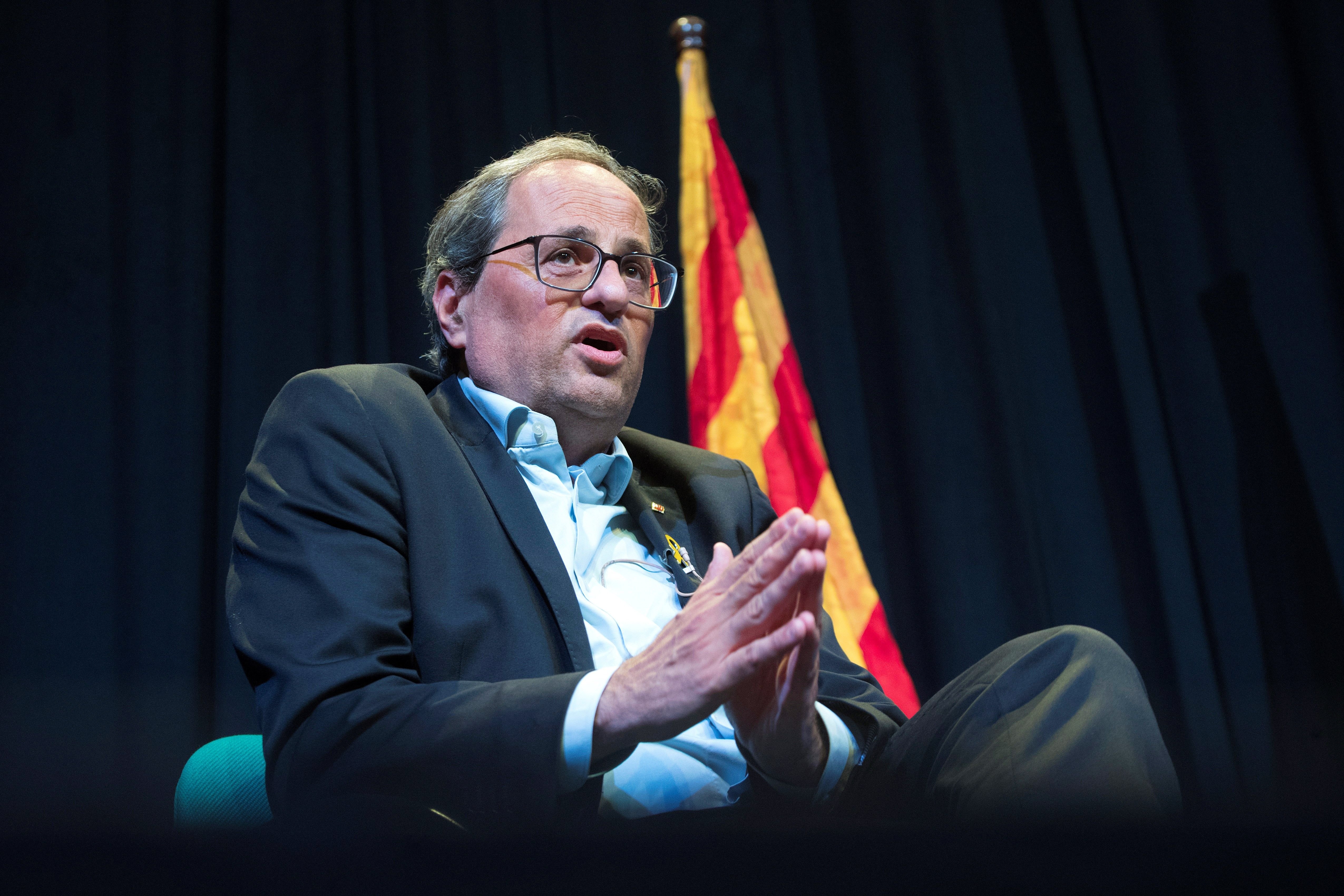 Torra respon a Tajani exigint-li que respecti la voluntat dels catalans