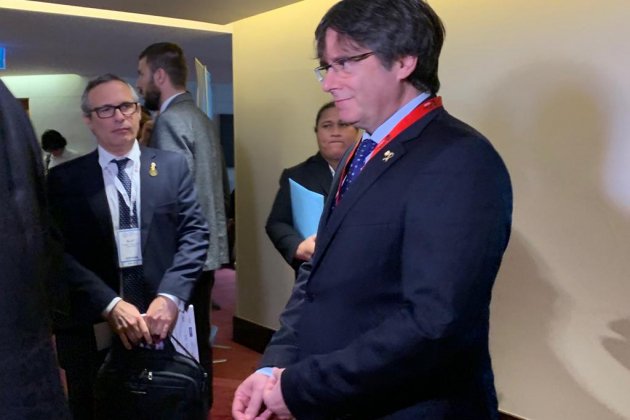 CARLES PUIGDEMONT al Crans Forum- Marta Lasalas