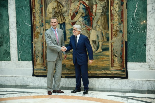 Reunió Rei Felip VI Josep Sanchez Llibre Fomet treball - Sergi Alcàzar