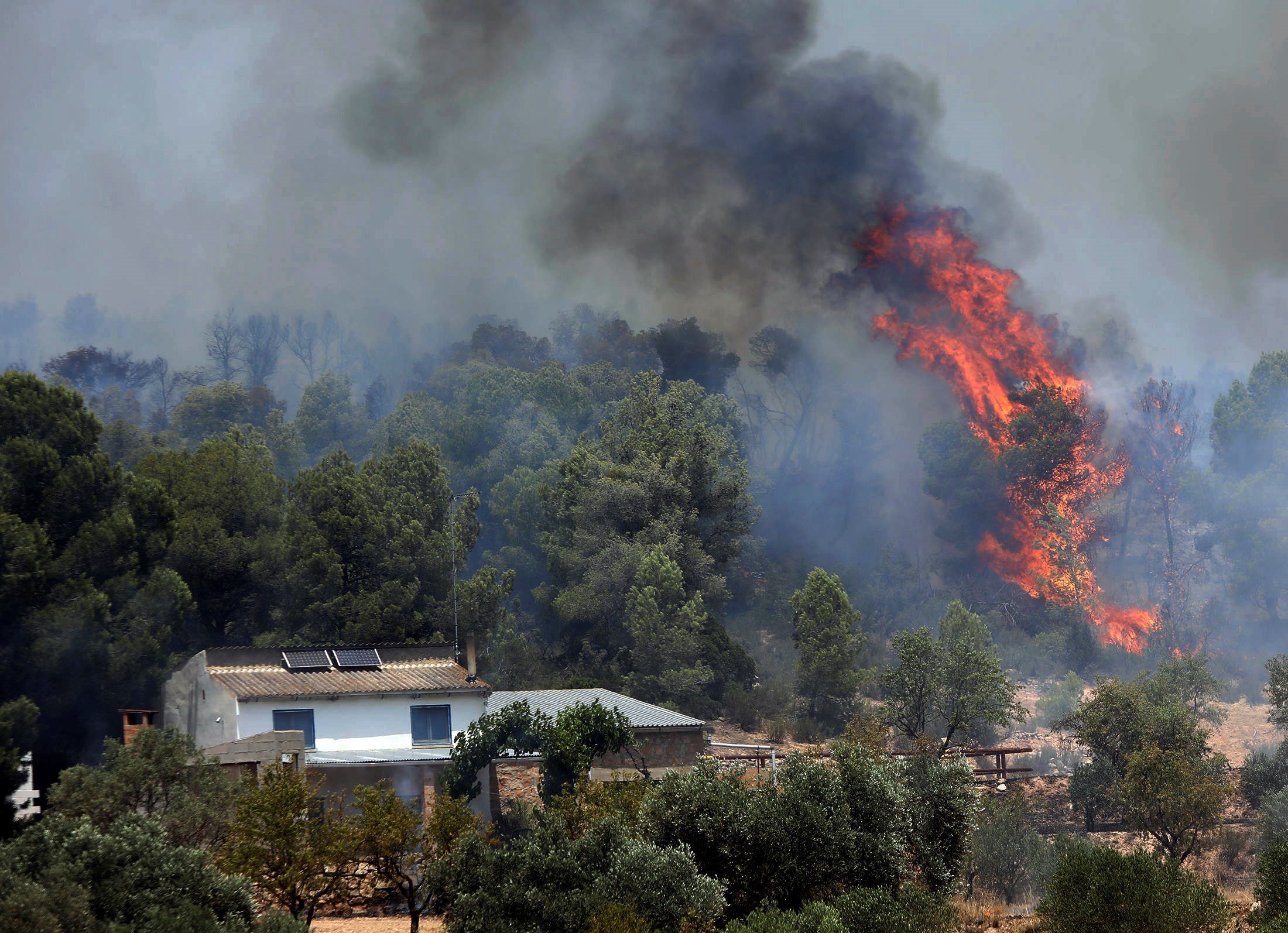 MAPA: Així s'ha propagat l'incendi de la Ribera d'Ebre