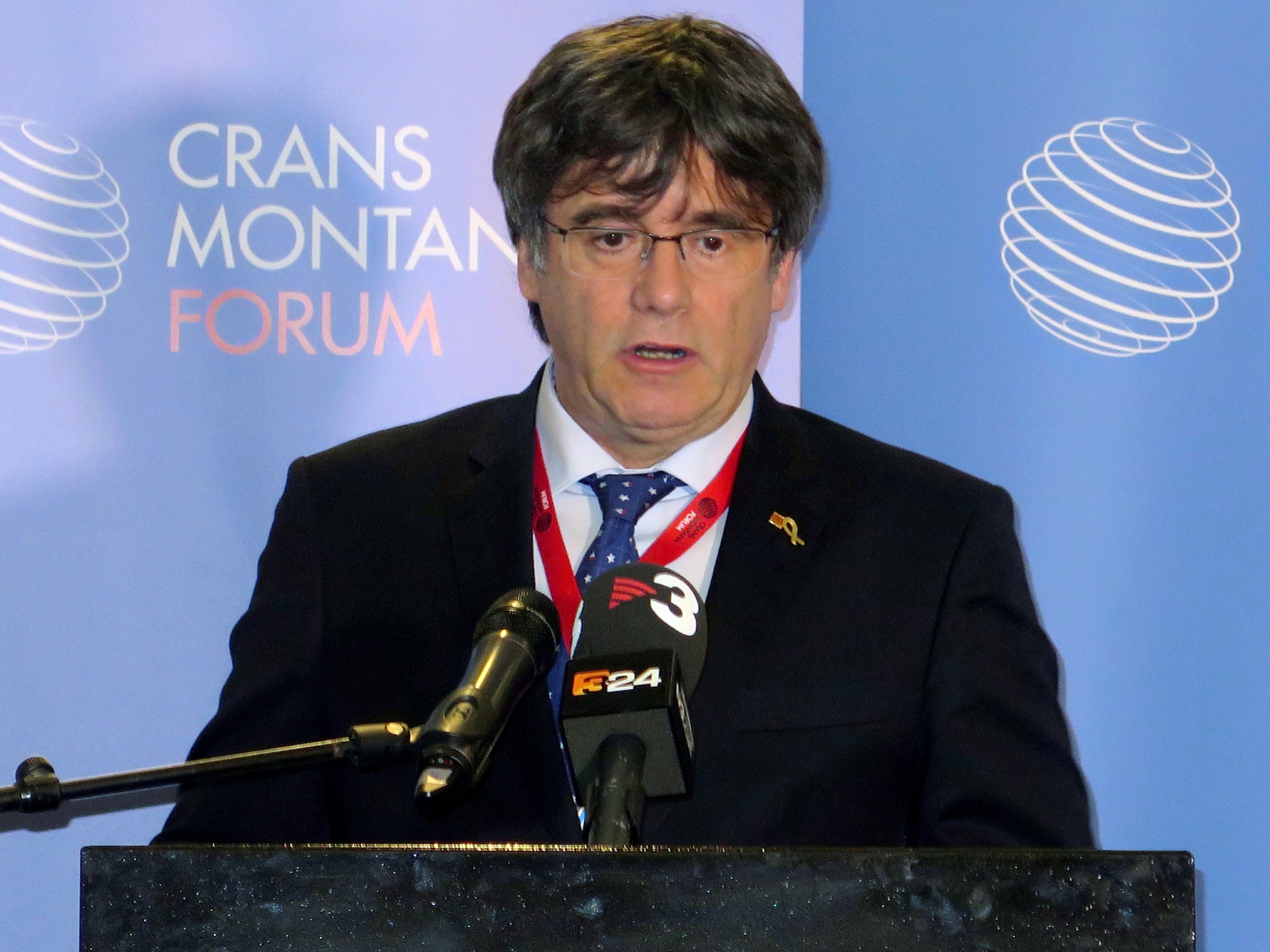 Crans Montana Forum stands up to Borrell's reproach for their treatment of president Puigdemont