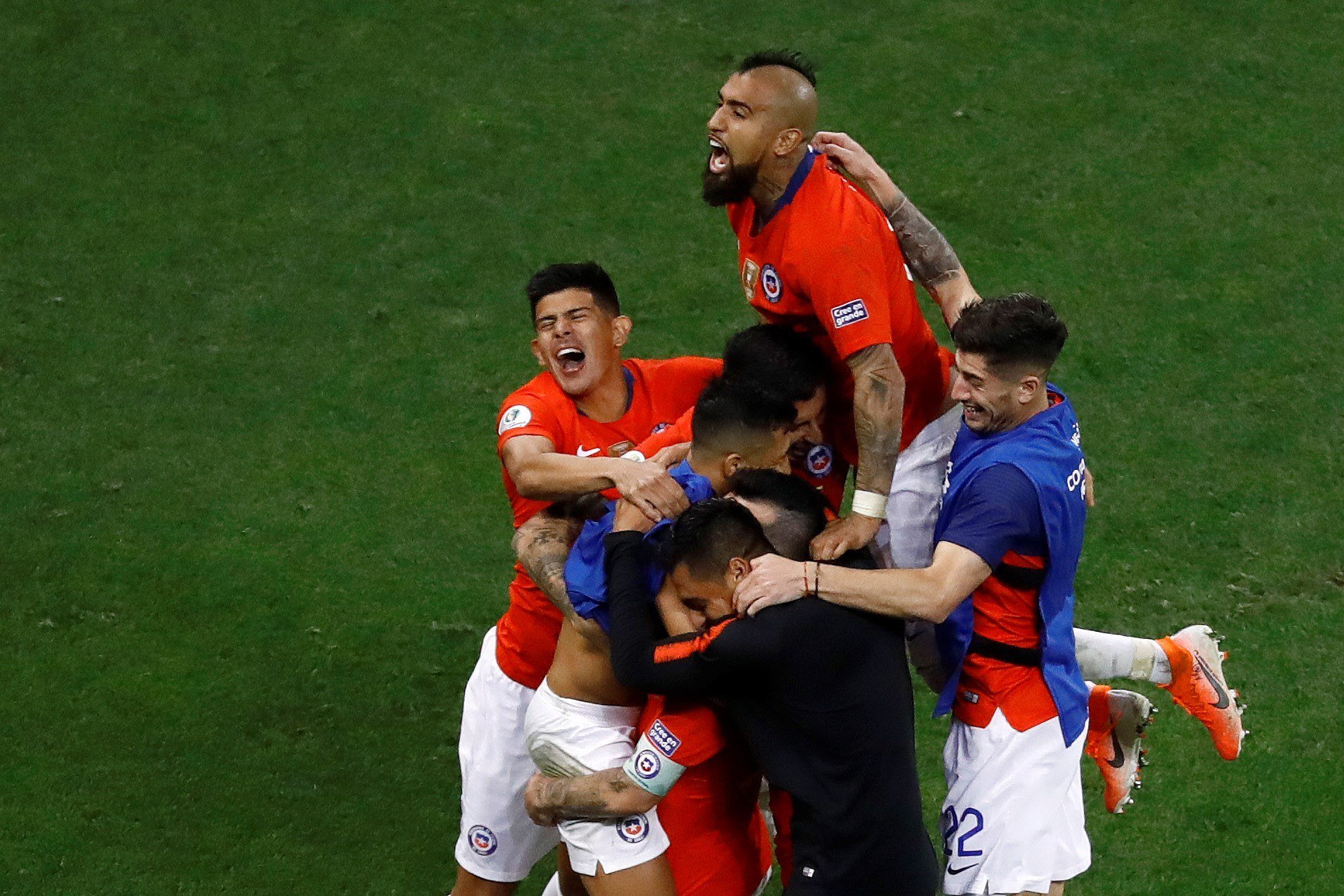 Chile castiga a Colombia en la tanda de penaltis y ya está en semifinales (0-0)