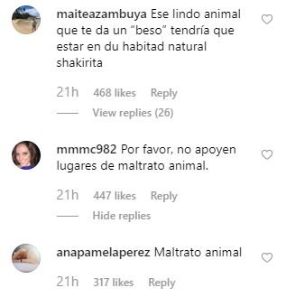 Shakira dofi comentari 3 @shakira