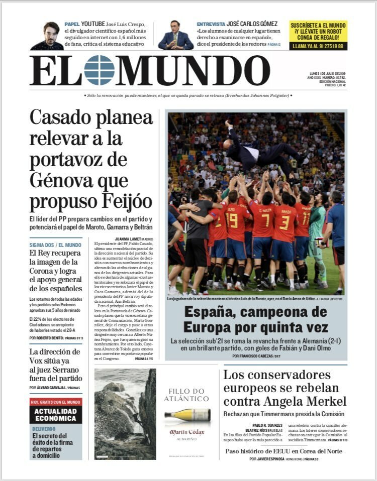 MUNDO 1 juliol
