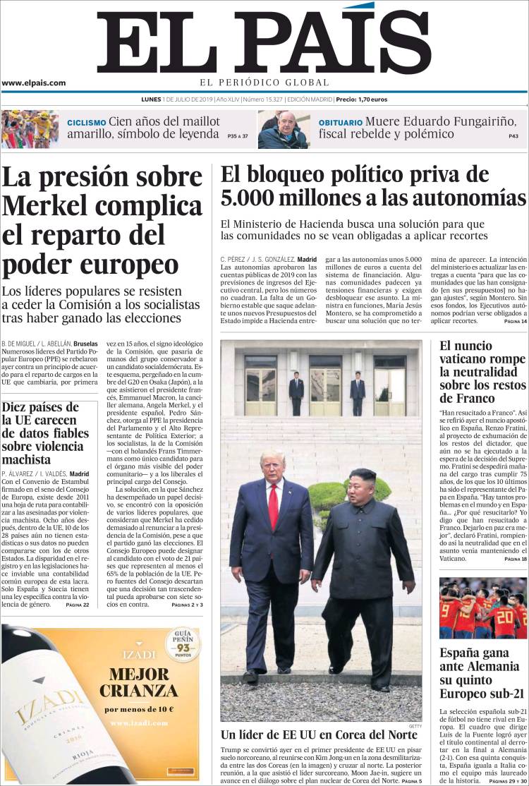 EL pais 1 juliol