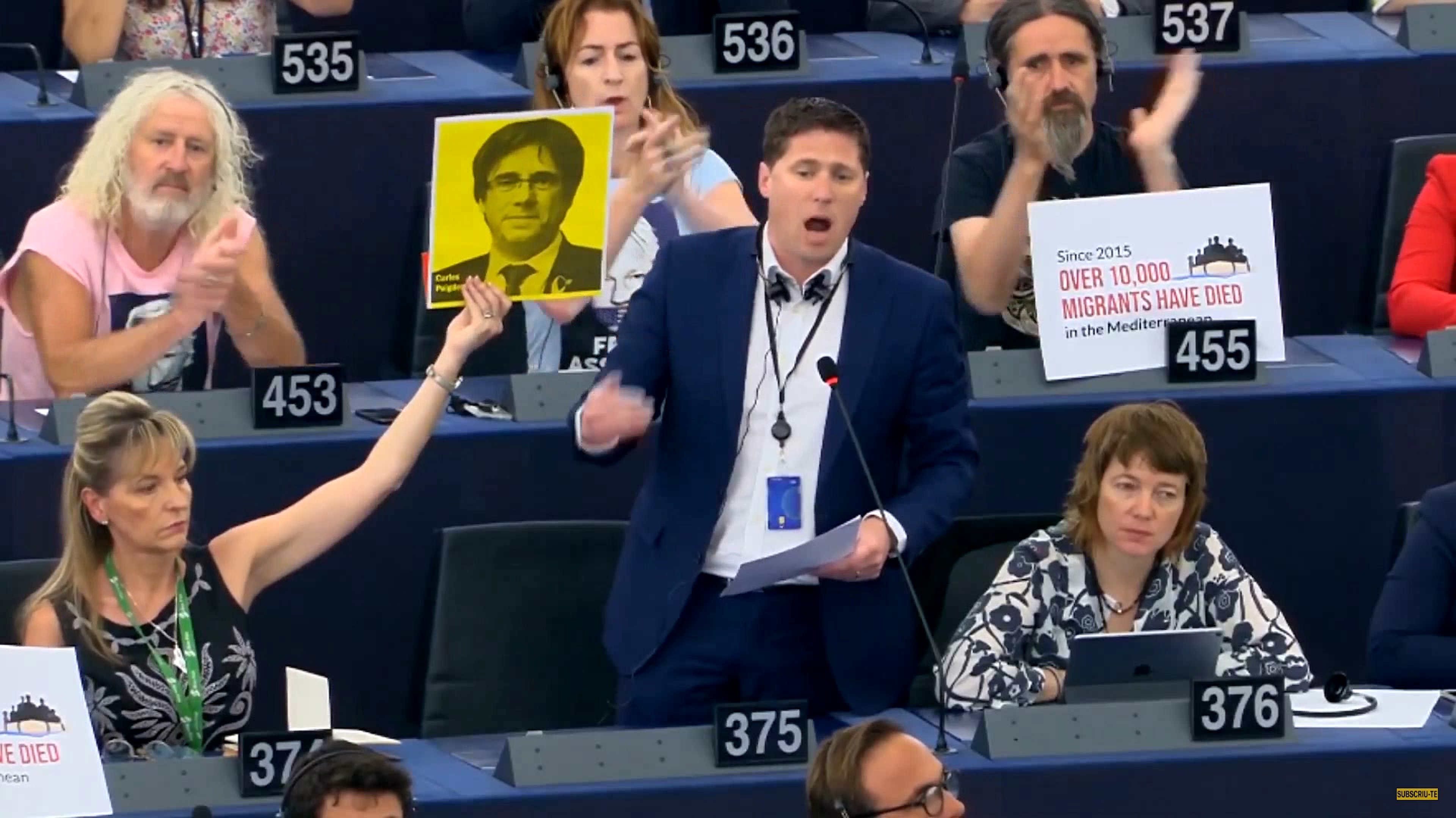 EU Parliament told: "The credibility of this house is at stake" on Catalan MEPs issue