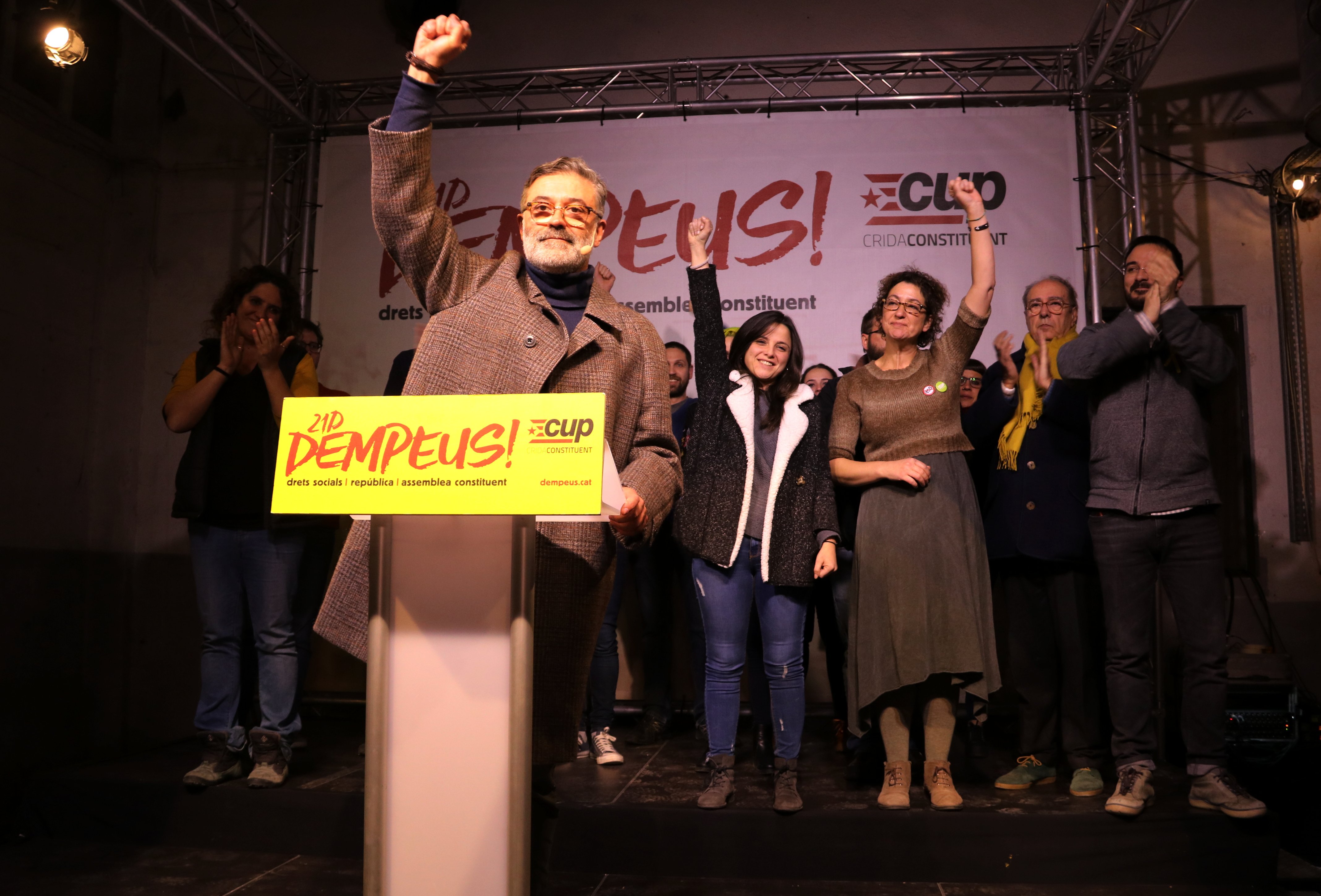 La CUP redreça el rumb a la independència amb un gir pragmàtic banyat de realisme