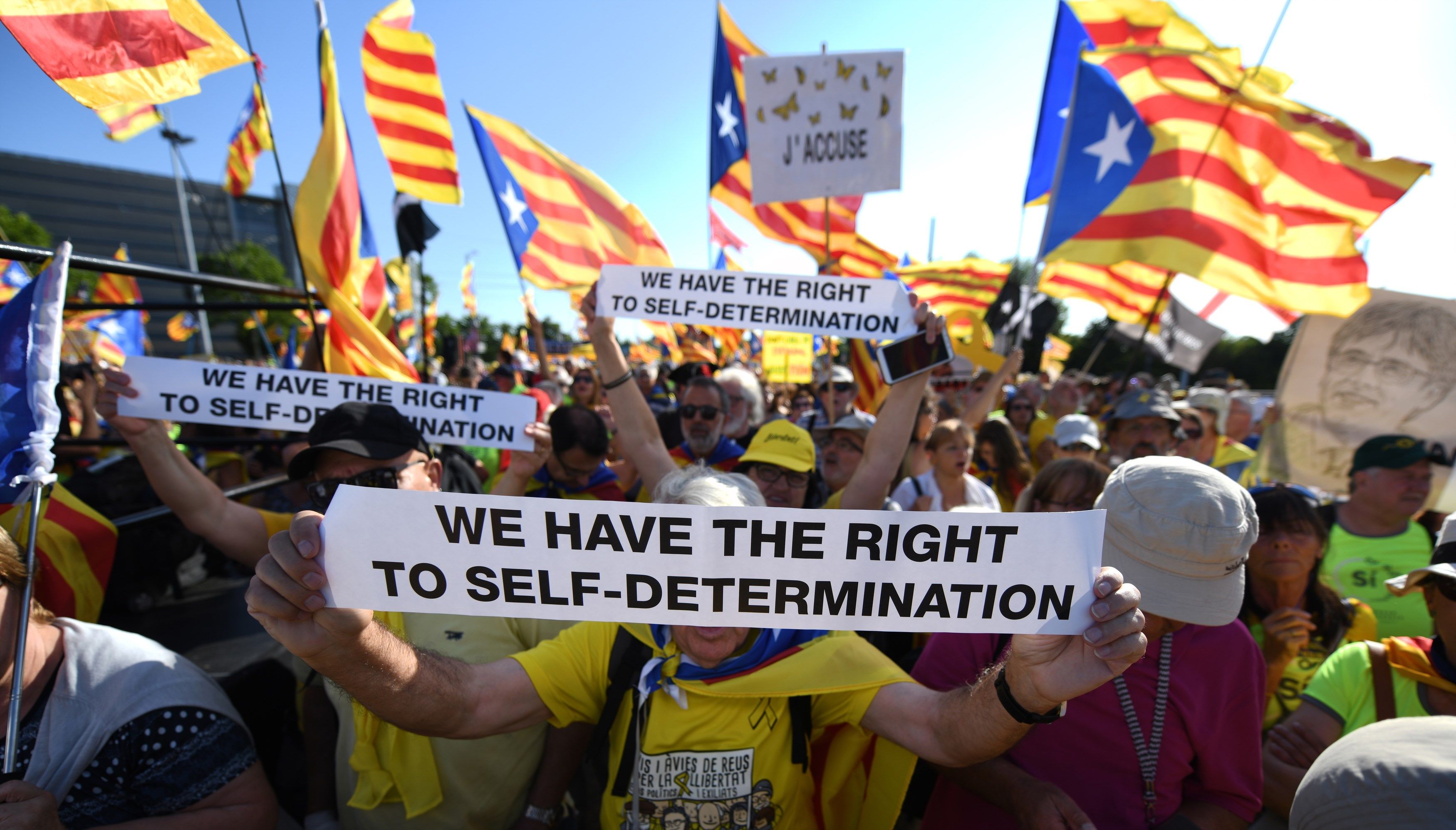 Ressò internacional de la manifestació independentista a Estrasburg