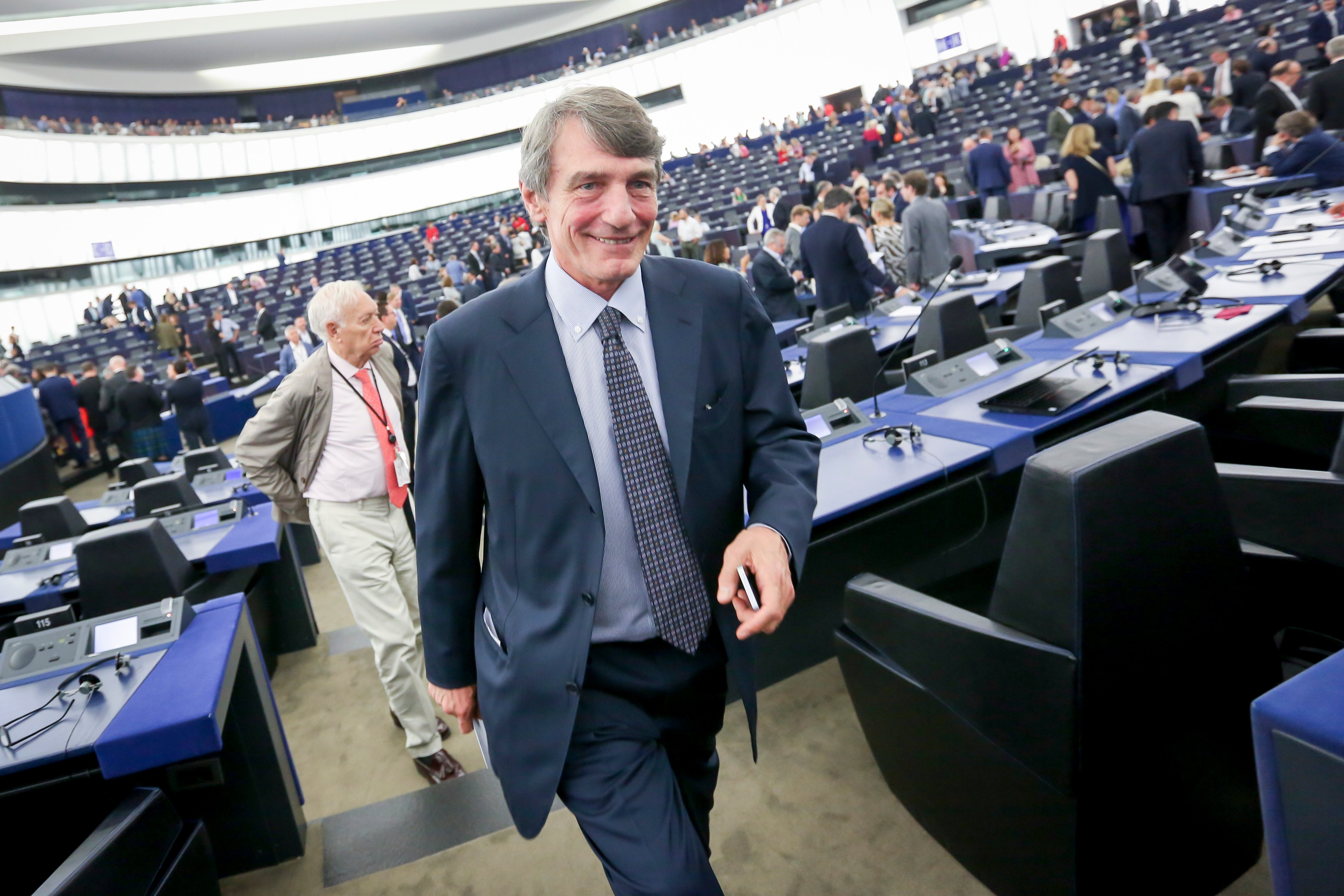 El socialdemócrata David-Maria Sassoli, nuevo presidente del Parlamento Europeo