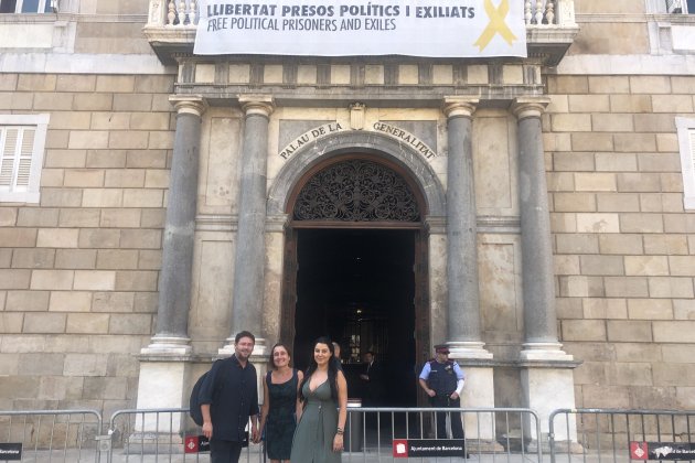 Albano Dante Fachin Marta Sibina reunio Generalitat - Marina Fernandez Albano Dante Fachin Marta Sibina reunio Generalitat - Marina Fernandez