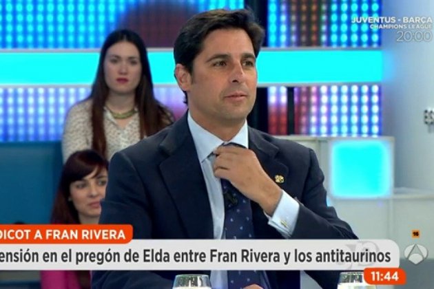 Fran Rivera corbata Antena 3