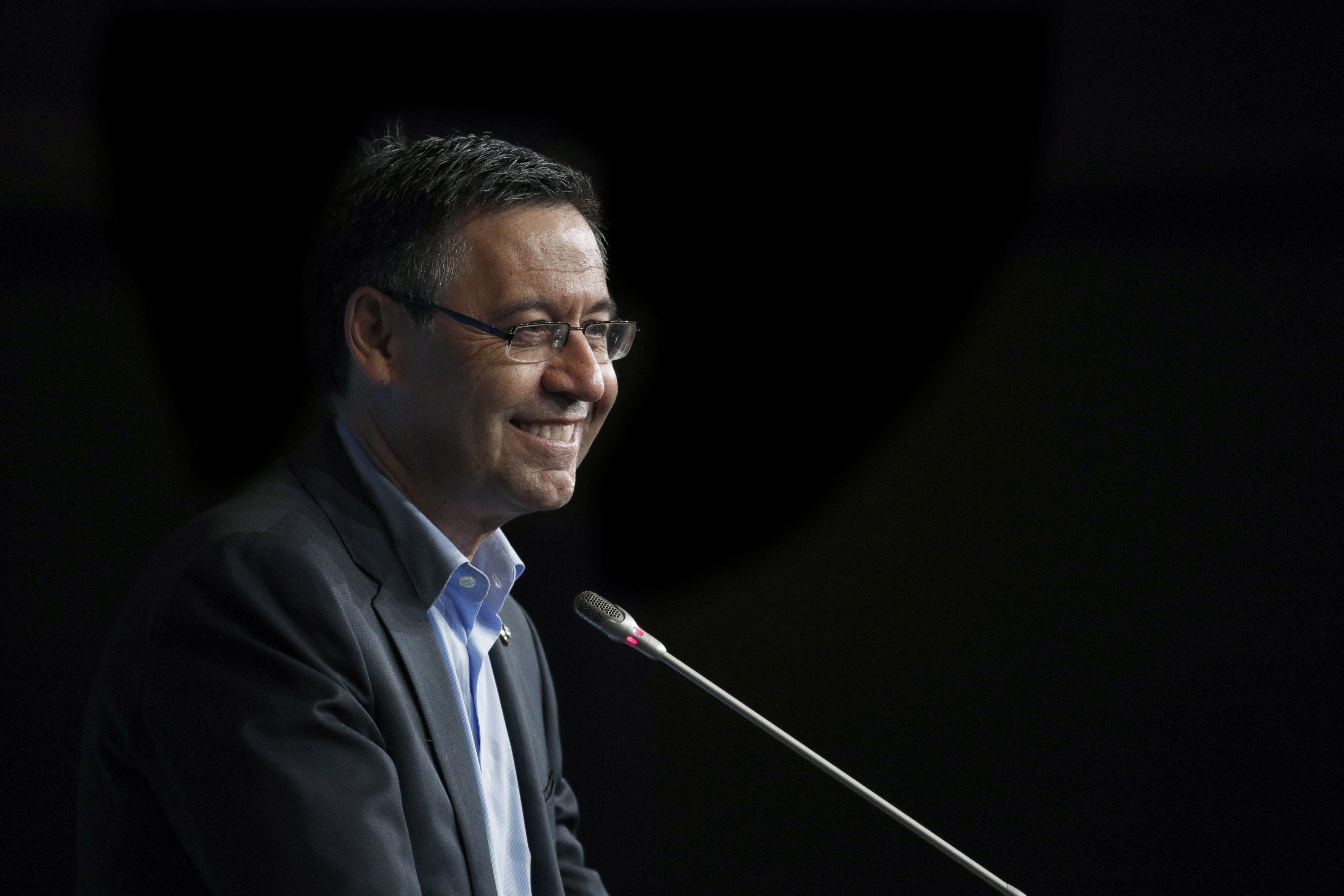 Bartomeu: “No hi ha cap crisi al Barça”