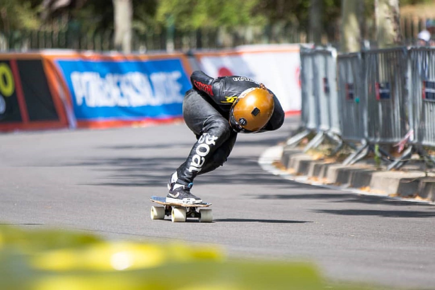 Or per al català Óscar Rodríguez en la contrarellotge d'skateboard