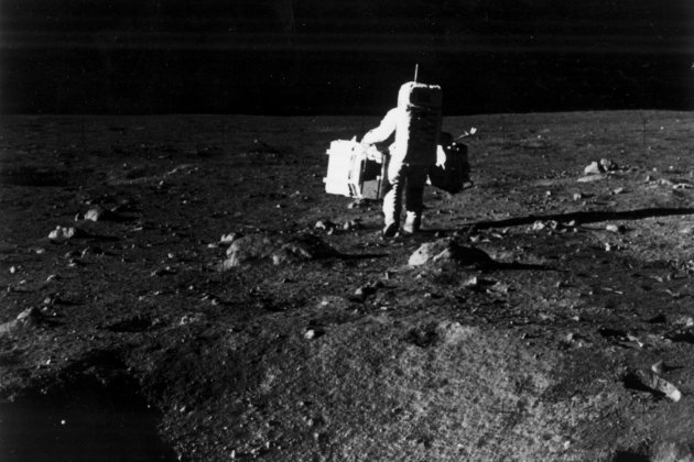 Primeros pasos hombre en la Luna NASA