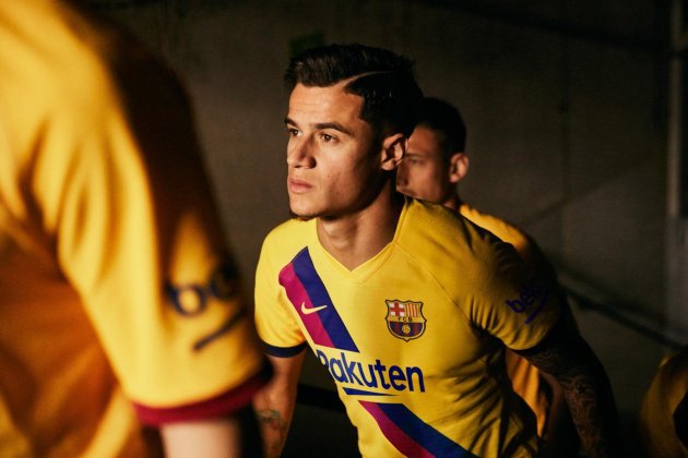 Coutinho samarreta groga Barça FC Barcelona