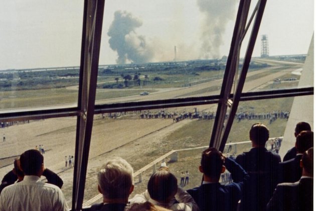 Despegue Apollo 11, observadores NASA