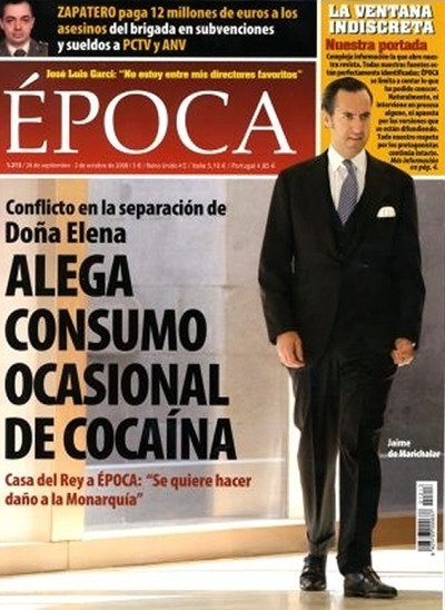 portada epoca coca marichalar