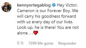 Comentario Cameron Boyce