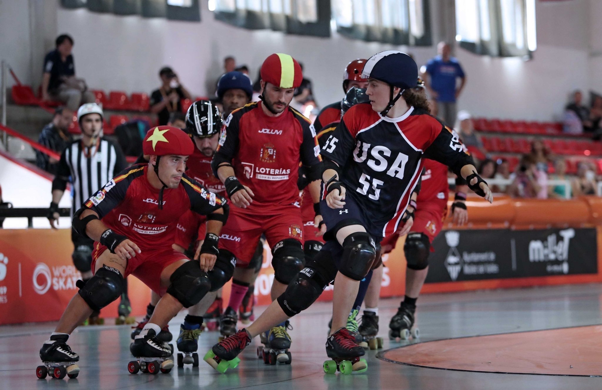 Estats Units, Espanya i Austràlia es classifiquen per a les semifinals de Roller Derby