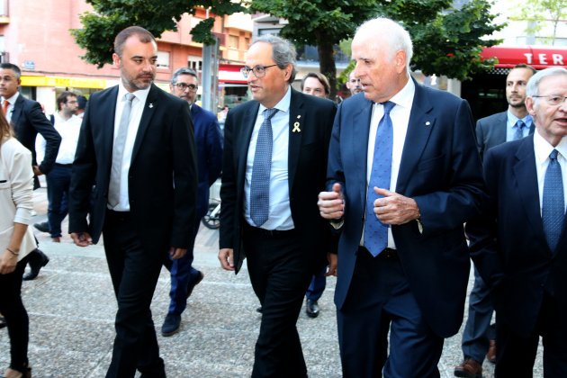 Presidente Quim Torra Jordi Ballart alcaldesa terraza