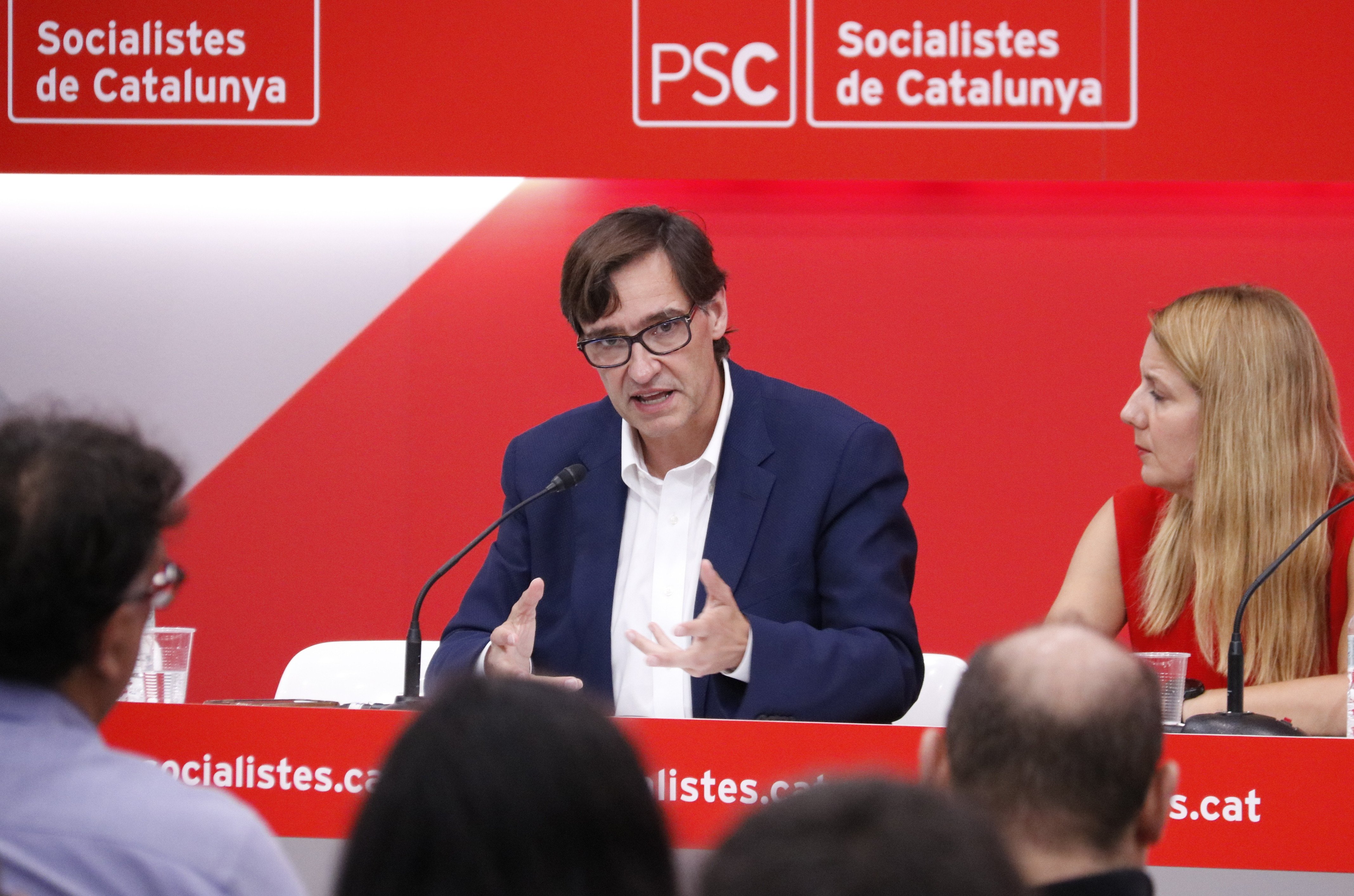 El PSC: "No ens agrada veure jutjat Torra, però tothom ha de respectar les regles"