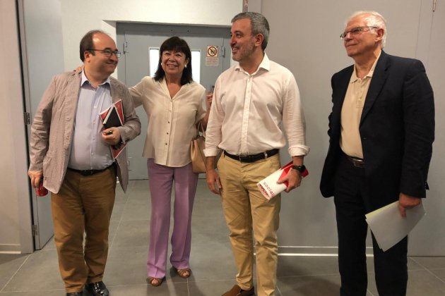 Iceta, Borrell i Collboni   Marina Fernández