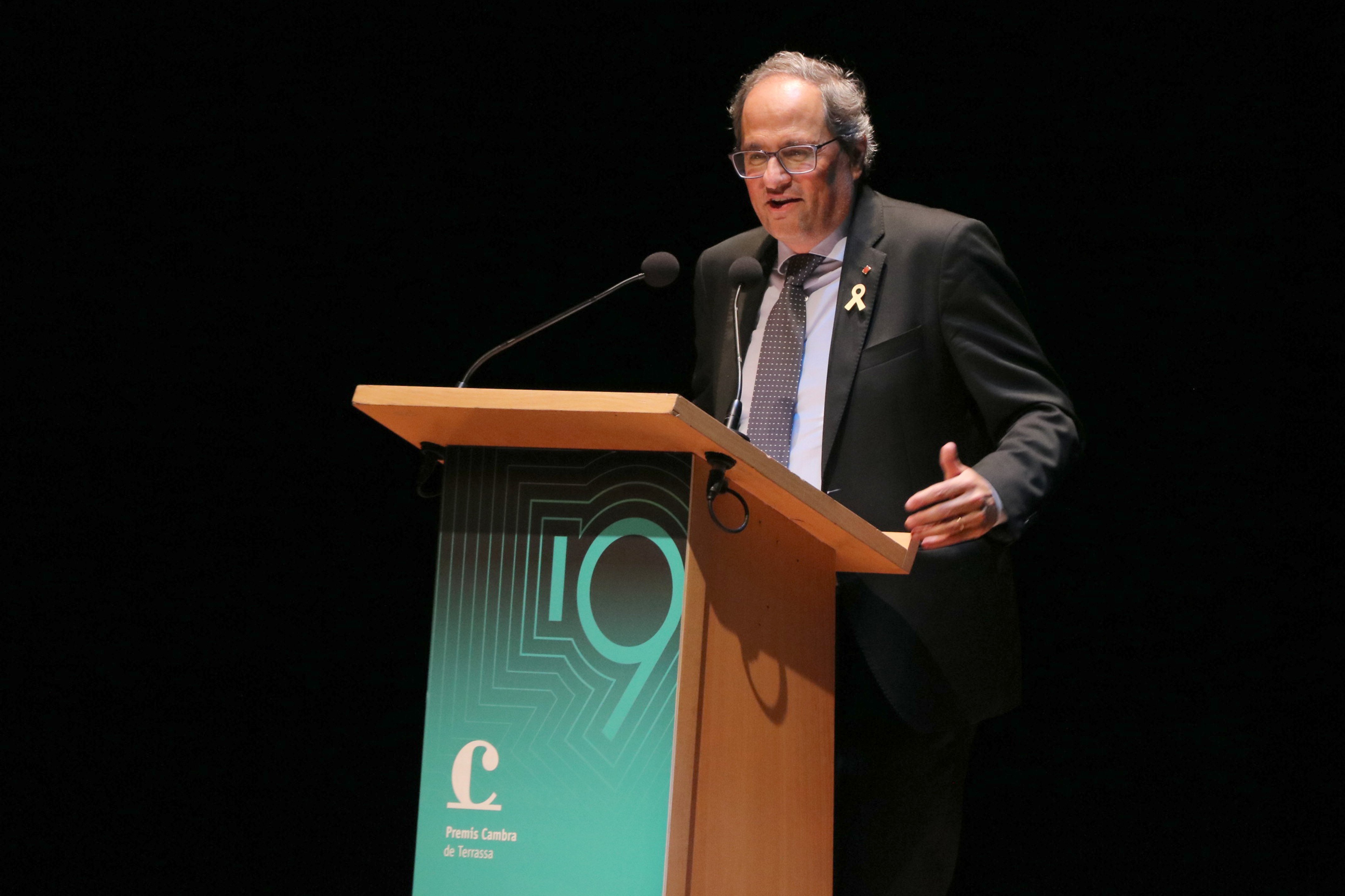 Torra: "I have no intention of calling elections when the trial verdict arrives"