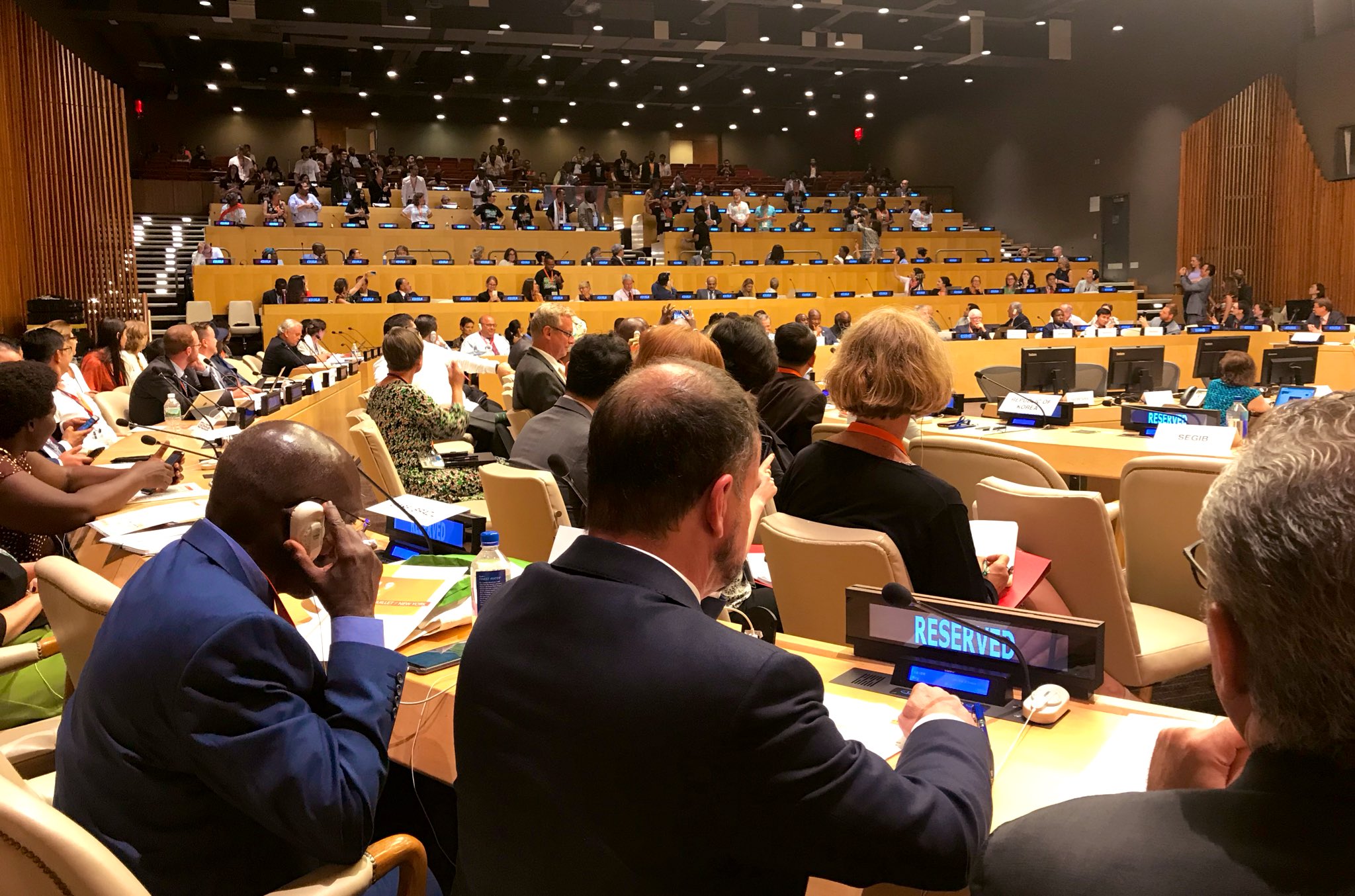 Bosch assisteix al debat sobre l'Agenda 2030 a l'ONU