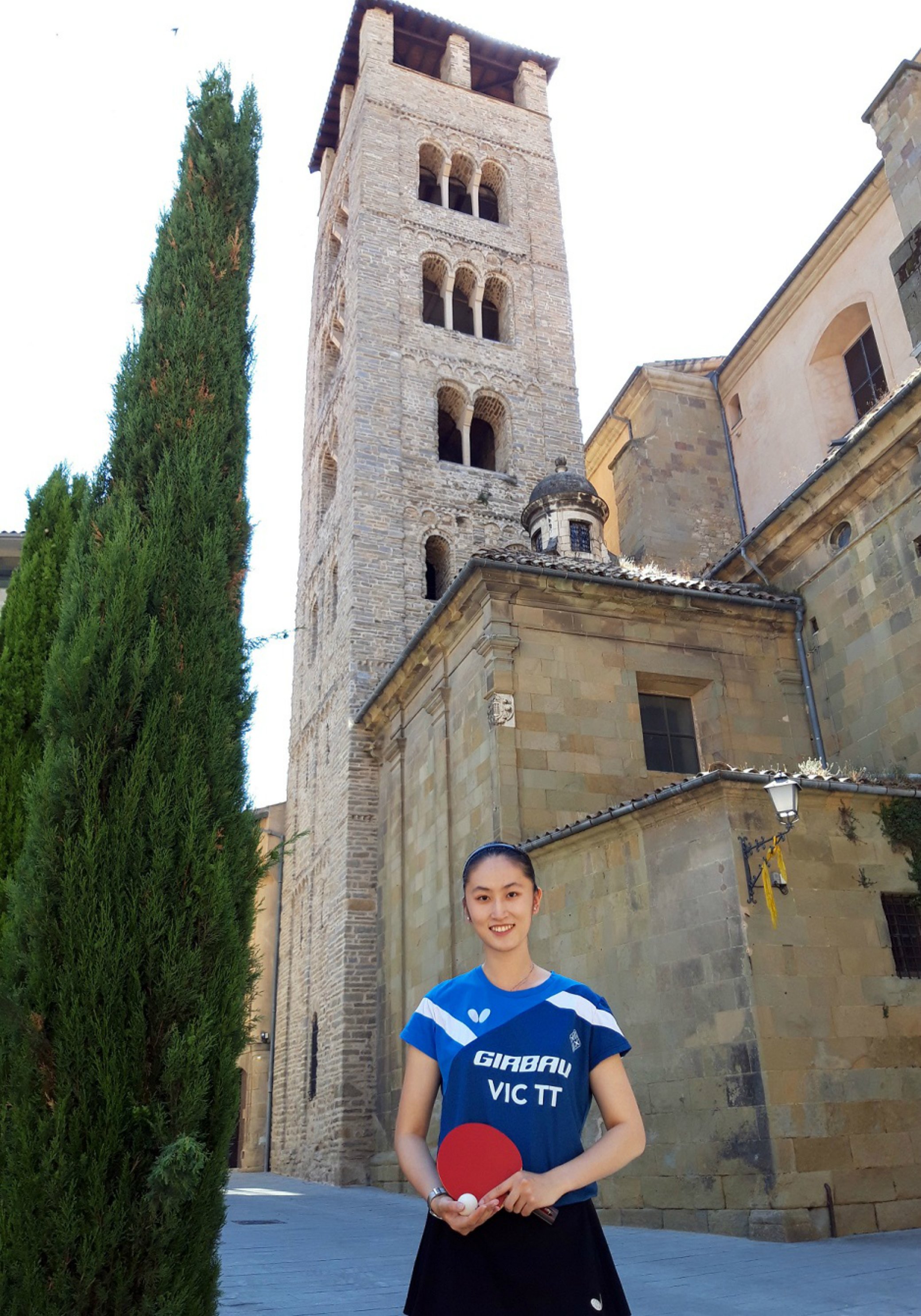 Sofia-Xuan Zhan, presentada com a nova jugadora Girbau Vic que jugarà la Champions