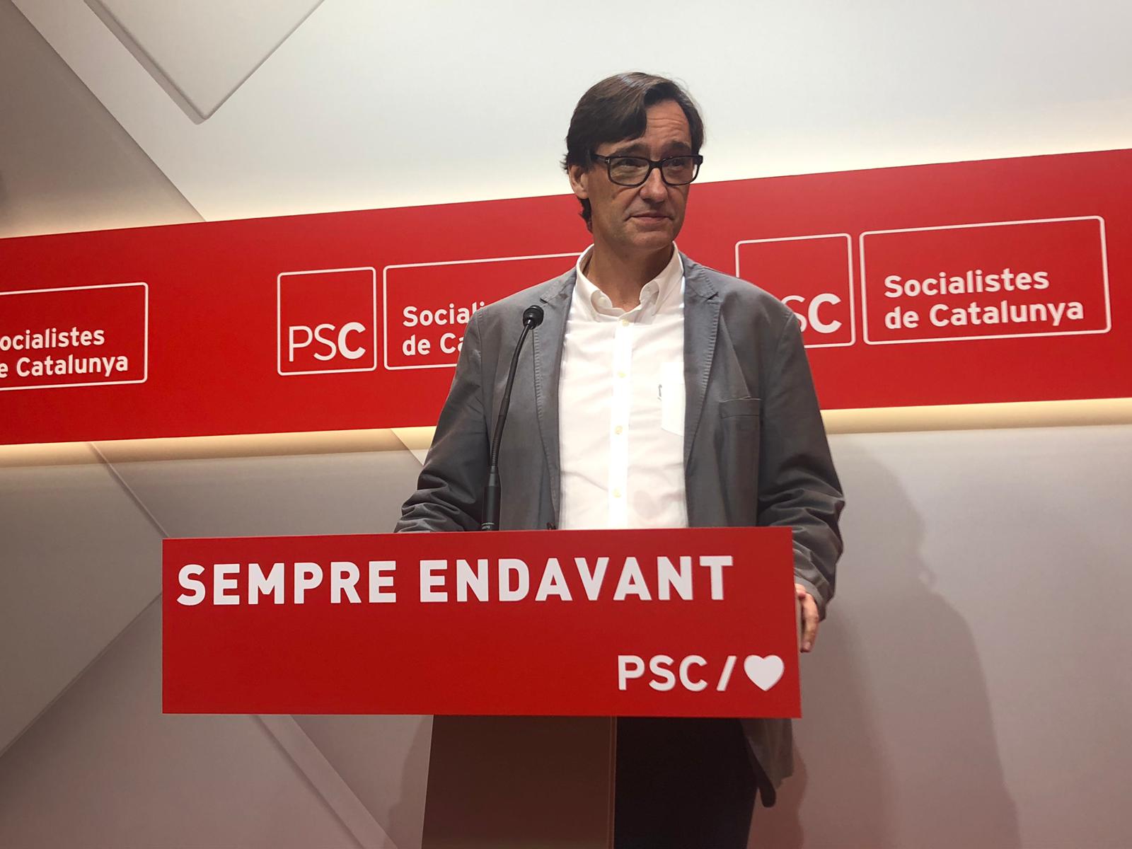 El PSC pide a los comunes que convenzan a Iglesias para investir a Pedro Sánchez